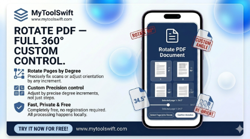 Swit Rotated Rotate PDF – Rotate PDF Pages Online for Free | MyToolSwift